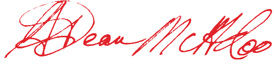Signature of G. Dean McAdoo